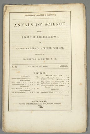 ANNALS OF SCIENCE. 13 ISSUES