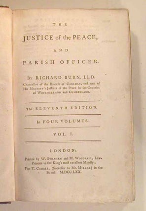 THE JUSTICE OF THE PEACE AND PARISH OFFICER