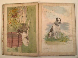 SAM'S PICTURE BOOK 1893 [HANDPAINTED CLOTH PICTURE BOOK]