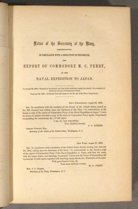 NARRATIVE OF THE EXPEDITION ... TO THE CHINA SEAS AND JAPAN
