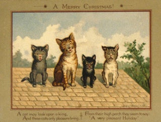 Item #84920 SELECTION OF AMERICAN PRANG VICTORIAN CHRISTMAS CARDS AND COLLECTOR'S. Louis PRANG