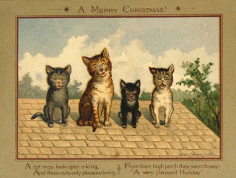 Item #84920 SELECTION OF AMERICAN PRANG VICTORIAN CHRISTMAS CARDS AND COLLECTOR'S. Louis PRANG.