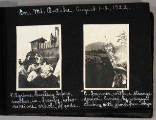 ALBUM OF 85 SNAPSHOTS OF JAPAN 1916 - 1923, FUJIYAMA AND MORE
