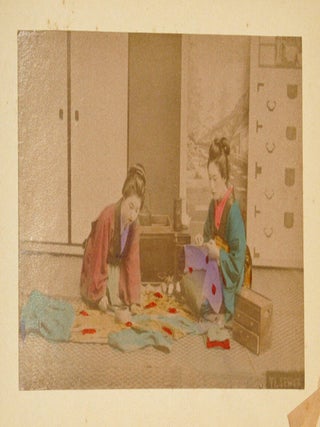 50 ALBUMEN OUTDOOR SCENES AND WOMEN