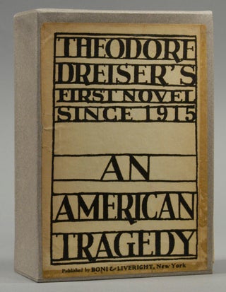 Item #86527 AMERICAN TRAGEDY. Theodore DREISER