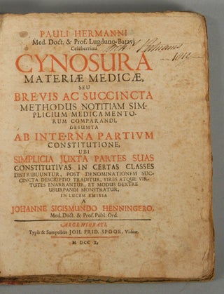 CYNOSURA MATERIAE MEDICAE
