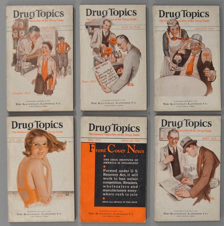 Item #87803 DRUG TOPICS: THE NATIONAL MAGAZINE OF THE DRUG TRADE. PERIODICALS.