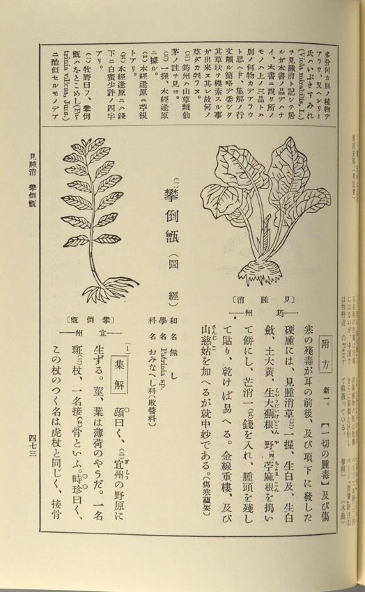 Shinchū Kōtei Kokuyaku Honzō Kōmoku 新註校定 國譯本草綱目 also Honsō Kōmoku , 15 vols  by Li Shizhen 李時珍原, Suzuki