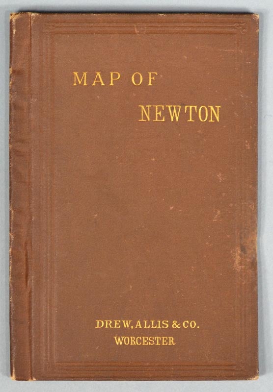 Item #88394 MAP OF THE CITY OF NEWTON. ALLIS DREW, CO.