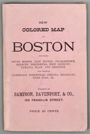 Item #88395 MAP OF BOSTON. 1883. PUBLISHED EXPRESSLY FOR THE BOSTON DIRECTORY. DAVENPORT SAMPSON, CO