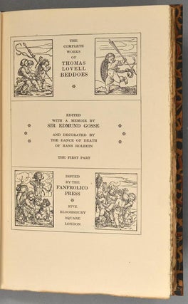 COMPLETE WORKS OF THOMAS LOVELL BEDDOES