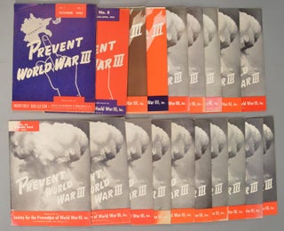 Item #89053 PREVENT WORLD WAR III (19 ISSUES). SOCIETY FOR THE PREVENTION OF WORLD WAR III
