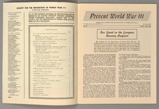 PREVENT WORLD WAR III (19 ISSUES)