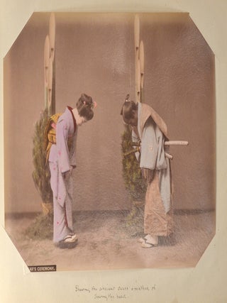 HAND COLORED & BLACK AND WHITE PHOTOGRAPHS OF 19TH CENTURY JAPAN