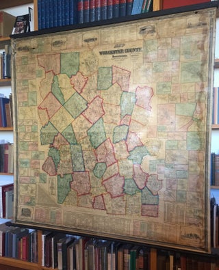 Item #89254 MAP OF WORCESTER COUNTY MASSACHUSETTS. MAP- WORCESTER COUNTY