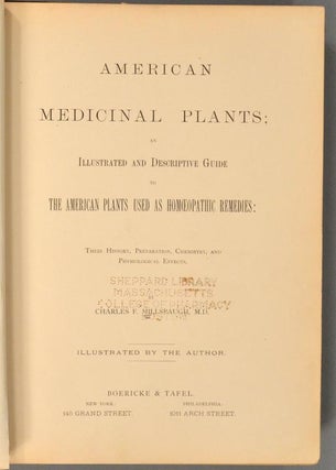 AMERICAN MEDICINAL PLANTS; AN ILLUSTRATED AND DESCRIPTIVE GUIDE