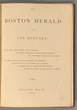 BOSTON HERALD AND ITS HISTORY.