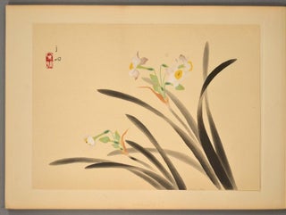 Item #89765 Shinshin Meika Kachō Sen 新進名家花鳥選 Vol.1. publisher Maria Gabō...
