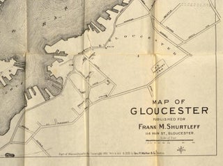 POCKET MAP OF GLOUCESTER CITY MASSACHUSETTS