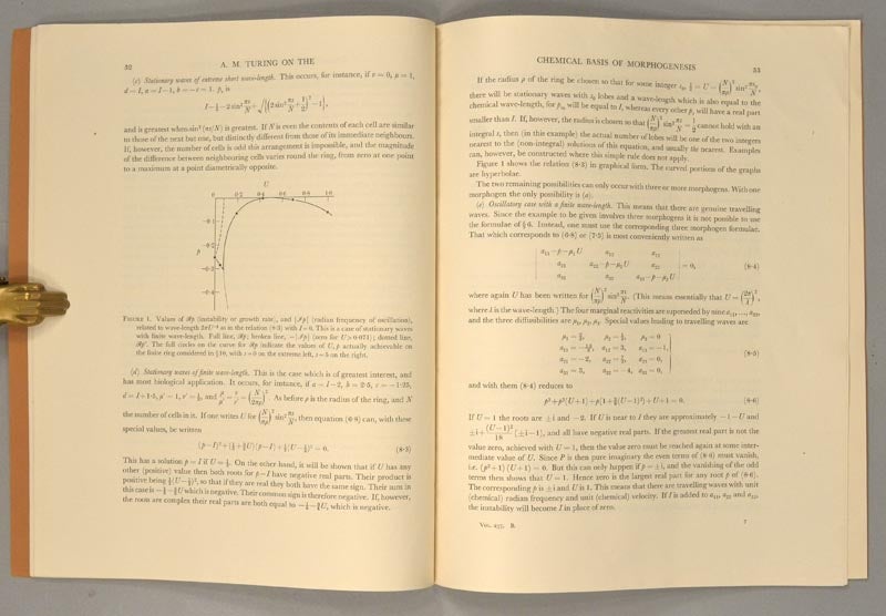 THE CHEMICAL BASIS OF MORPHOGENESIS | Alan TURING