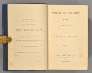 WORKERS IN THE DAWN. A Novel. In Three Volumes.