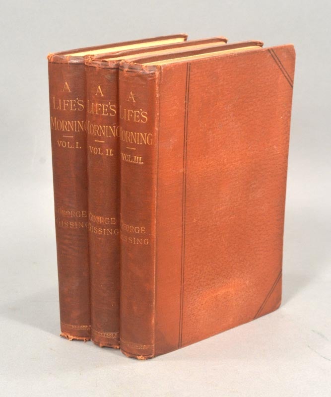 Item #89820 A LIFE'S MORNING. In Three Volumes. George GISSING.