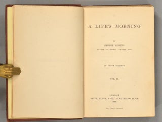 A LIFE'S MORNING. In Three Volumes.