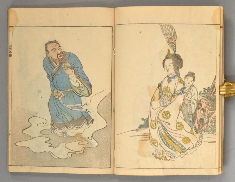『 通神画譜 通神畫譜 』合川亭眠和 画 柿のやのあるじ 序文 文政二年 珍品本 Ōkyo Gafu 應舉画譜also En-Ō Gafu 圓應画譜| artist Maruyama Ōkyo 圓