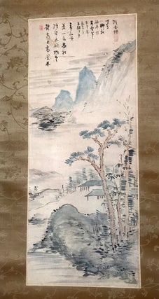 Item #90223 [Kakemono 掛け物 - Hanging Scroll] [Landscape]. artist Rai Kyōhei...