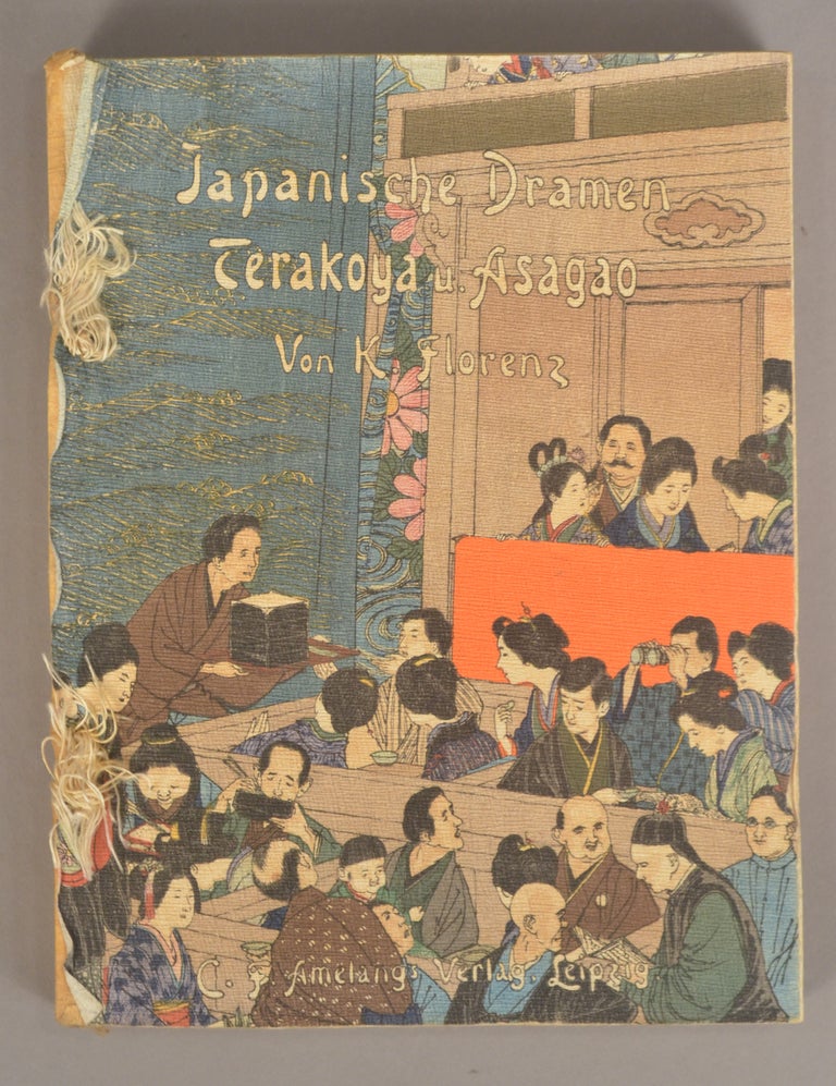 Item #90295 Japanische Dramen TERAKOYA U. ASAGAO. CREPE PAPER BOOK, K. FLORENZ.