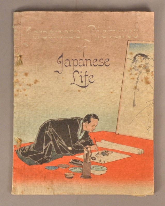 Item #90518 JAPANESE PICTURES OF JAPANESE LIFE. CREPE PAPER BOOK.