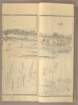 KYÔKA SUMIDAGAWA MEISHÔ ZUKAI 狂歌隅田川名所図会 Tôgan no Bu. 東岸の部