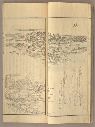 KYÔKA SUMIDAGAWA MEISHÔ ZUKAI 狂歌隅田川名所図会 Tôgan no Bu. 東岸の部