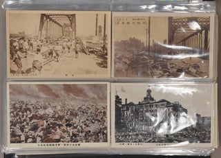 Item #90903 Collection of 169 picture postcards of the Great Kantō Earthquake (関東大震災
