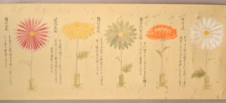[hand scroll - makimono 巻き物] [Chrysanthemum Scroll]