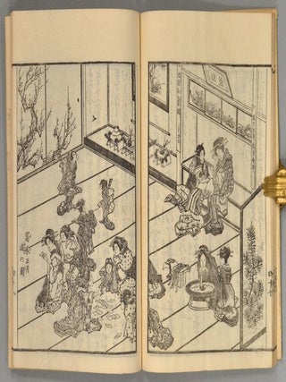 Ehon Imagawa-jō 絵本今川状 Two volumes